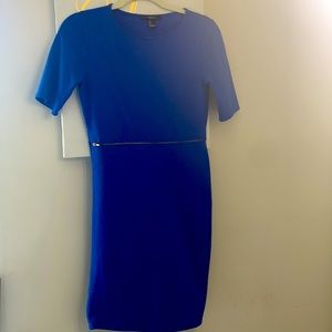Royal Blue Short Sleeve Dress